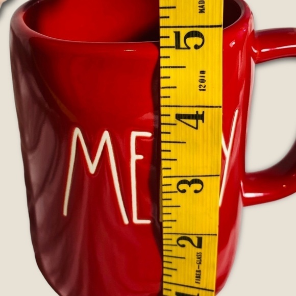 Rae Dunn Merry Coffee Mug Red Christmas Ceramic Holiday. - Picture 6 of 8